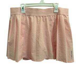 Head Golf Pink Skort Women's Size Large Pleated Tennis Golfcore Athletic Preppy